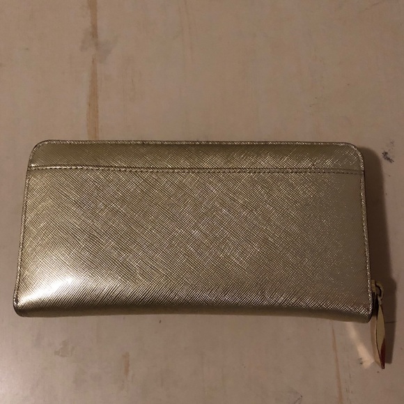 Kate Spade Gold Wallet - Picture 4 of 8
